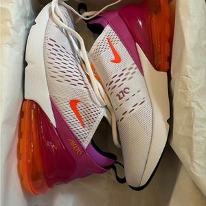 Nike Air Max 270 "White/Bright Crimson/Fuchsia Dream" Women's Shoe